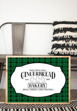 Load image into Gallery viewer, Gingerbread Bakery Plaid