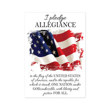 Load image into Gallery viewer, Pledge of Allegiance Rolled Canvas
