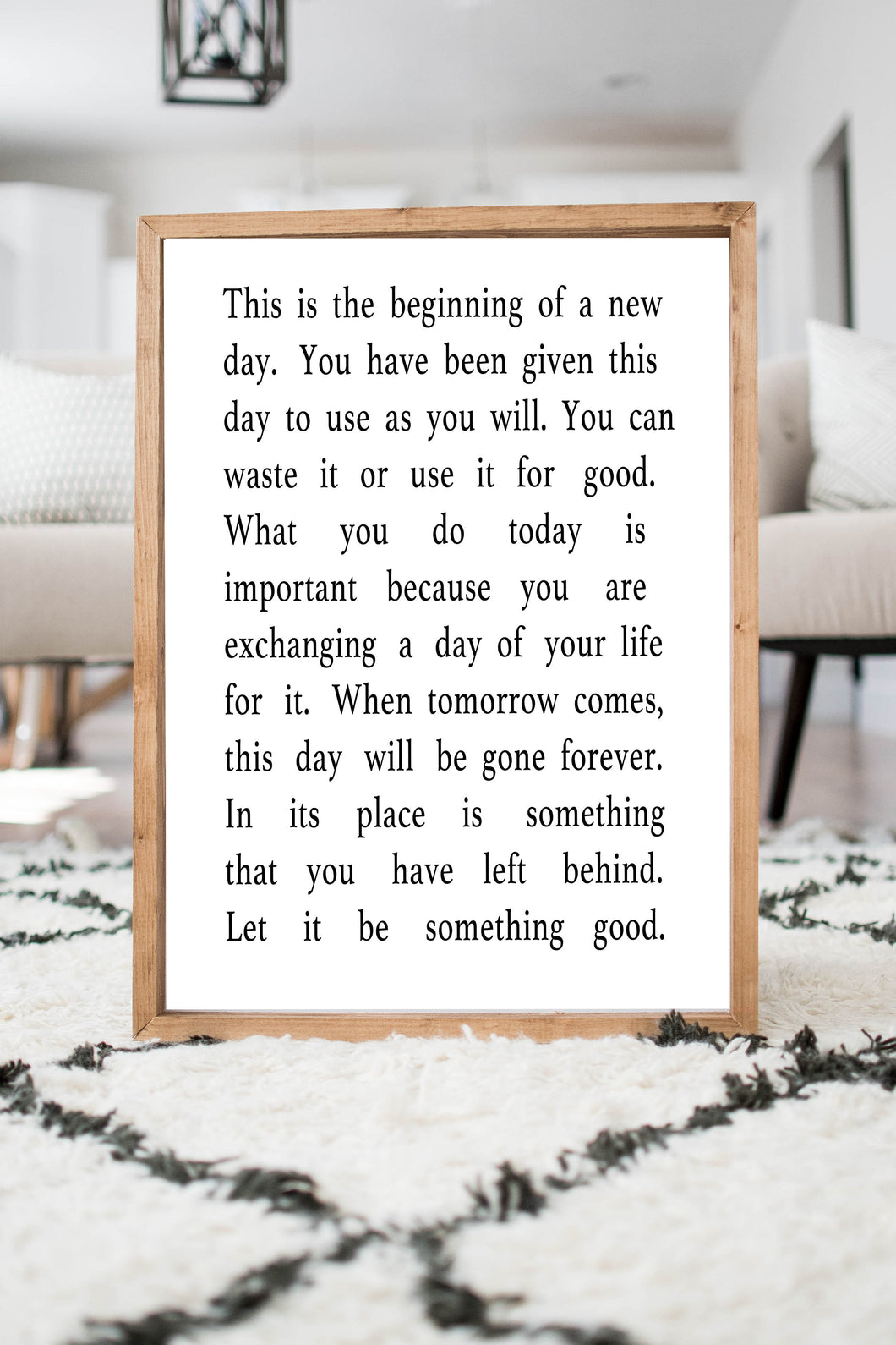 Beginning of a New Day print