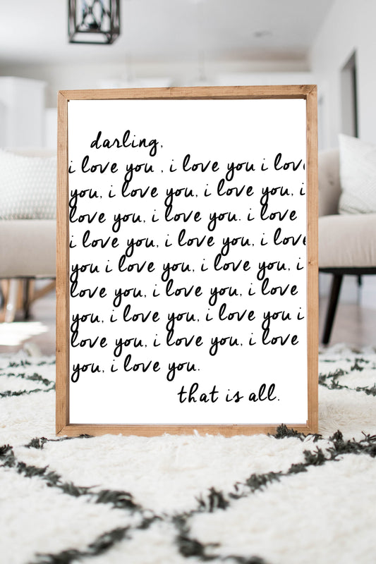 Darling, I Love You