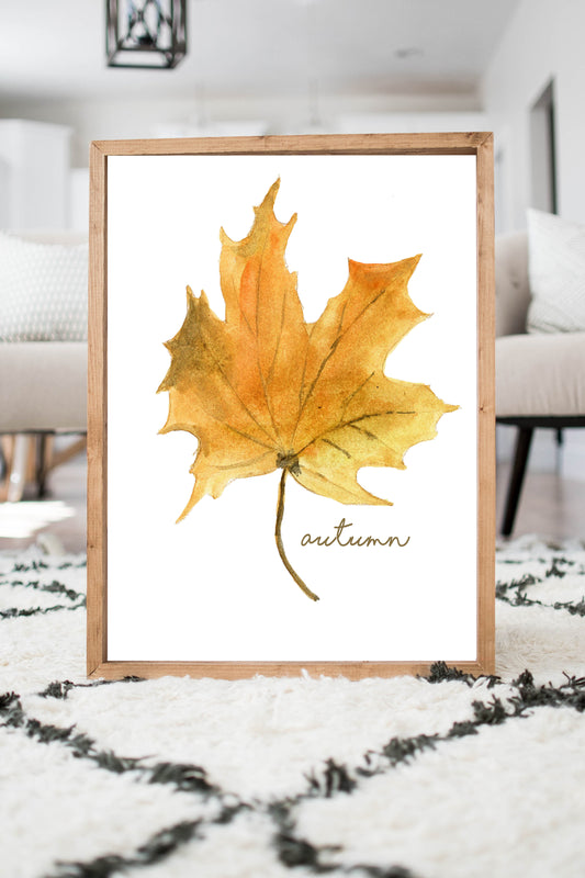 Autumn Leaf print Fall 